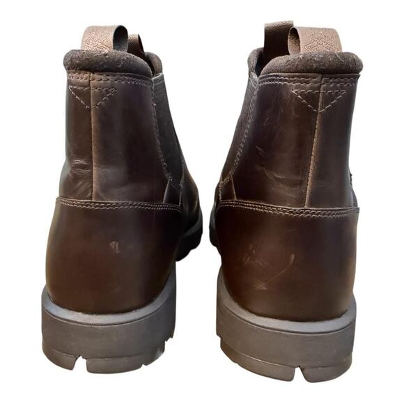 Ugg HIllmont Chelsea Boot Waterproof Brown Leather Men size 14 - Picture 5 of 7